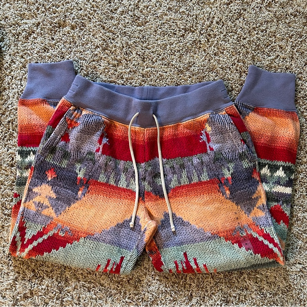 Polo by Ralph Lauren Multicolor Patterned Joggers